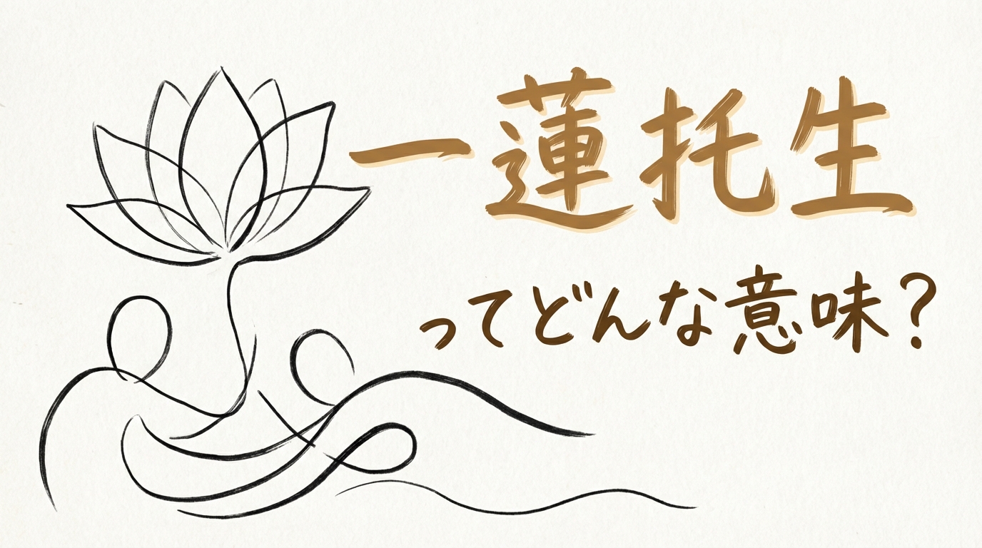 一蓮托生ってどんな意味?