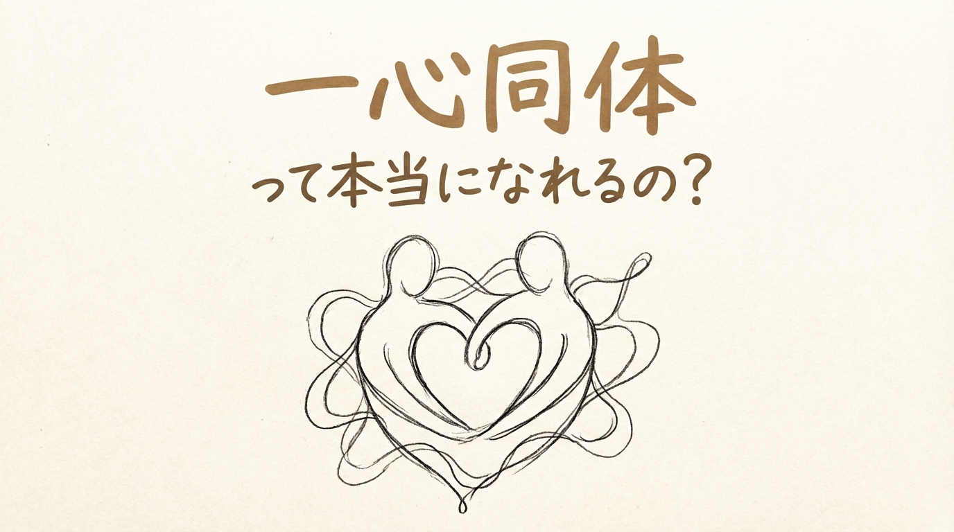 一心同体って本当になれるの?