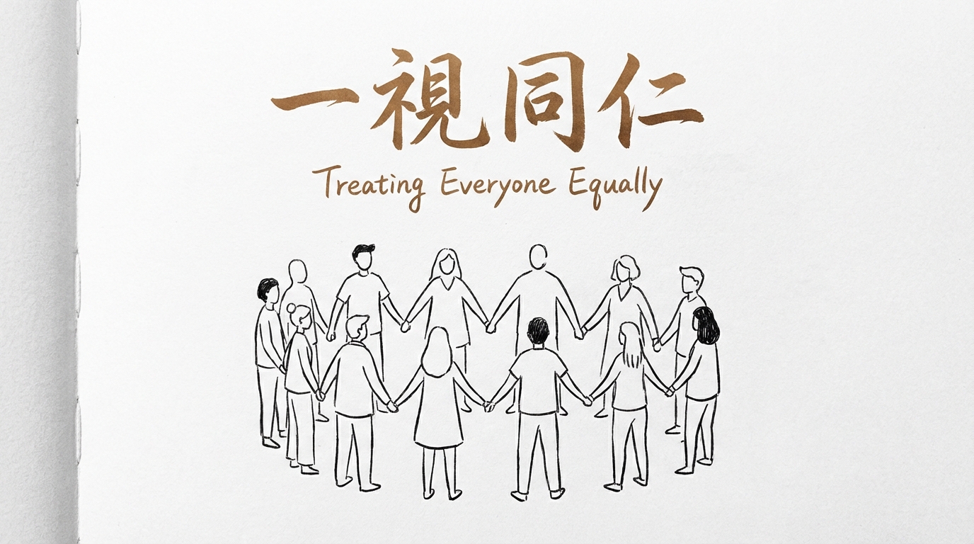 一視同仁とはどんな意味？
