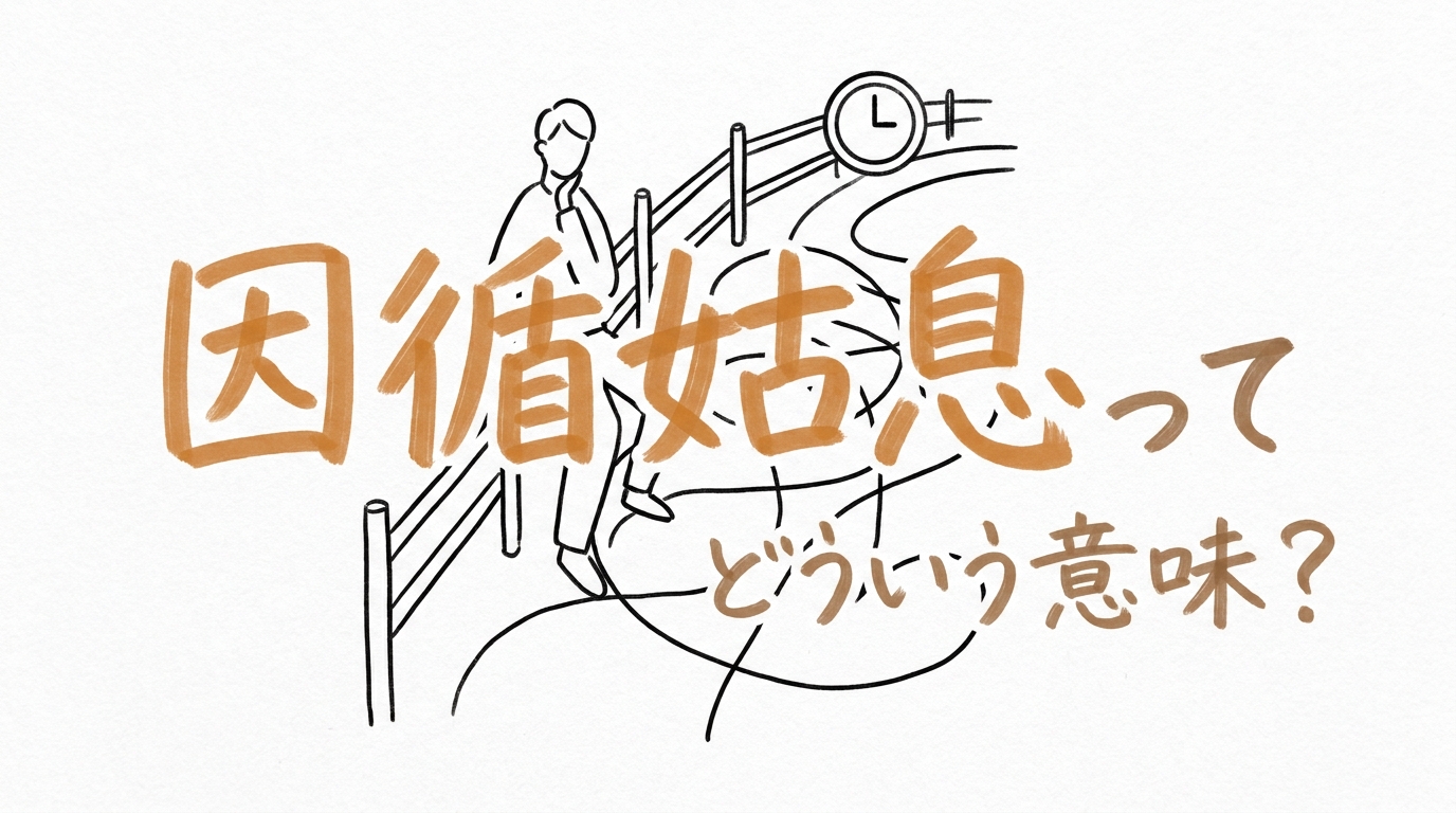 因循姑息ってどういう意味？