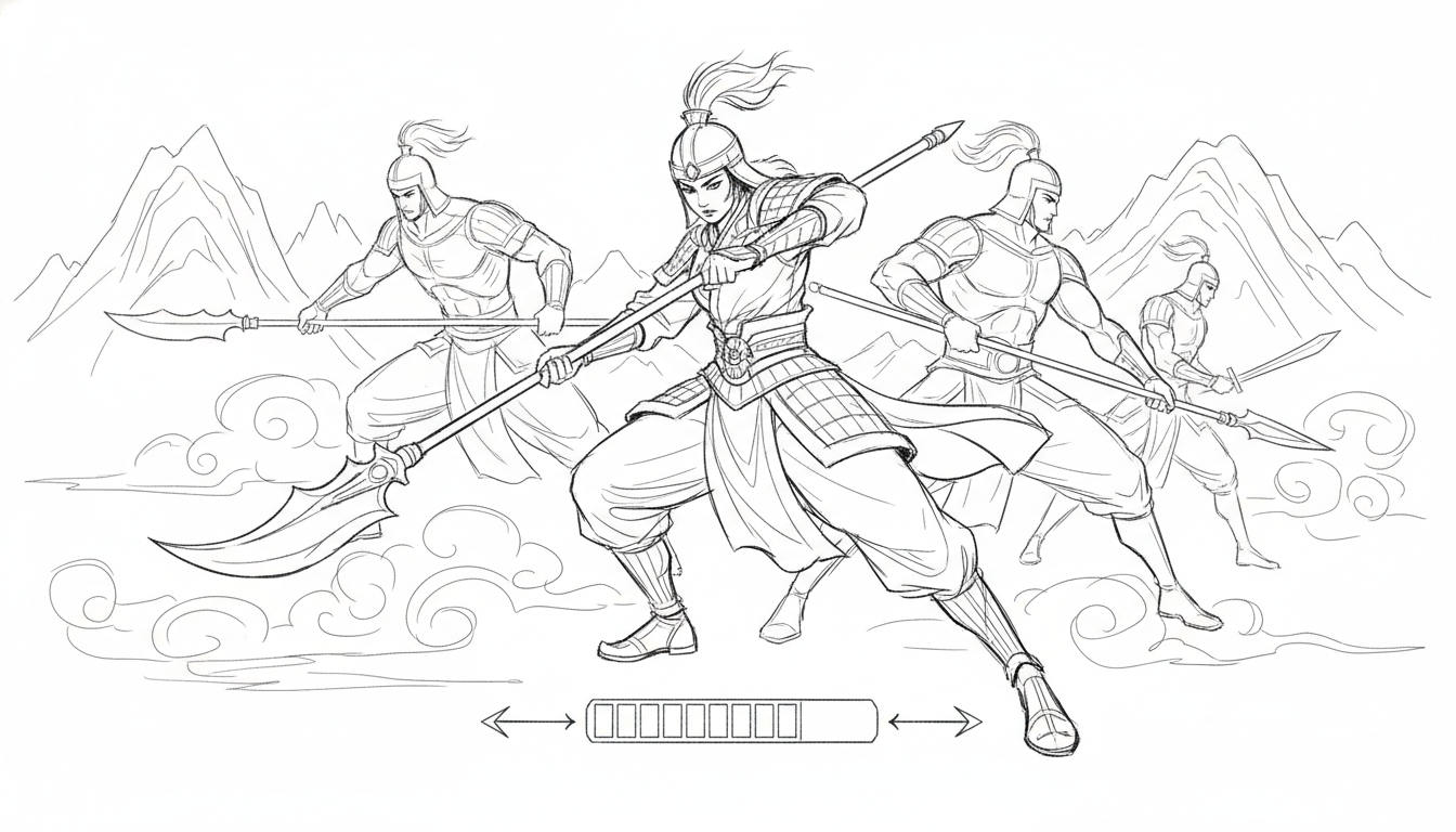 一騎当千は三国志の英雄が活躍する自力バトル型の機種なんです