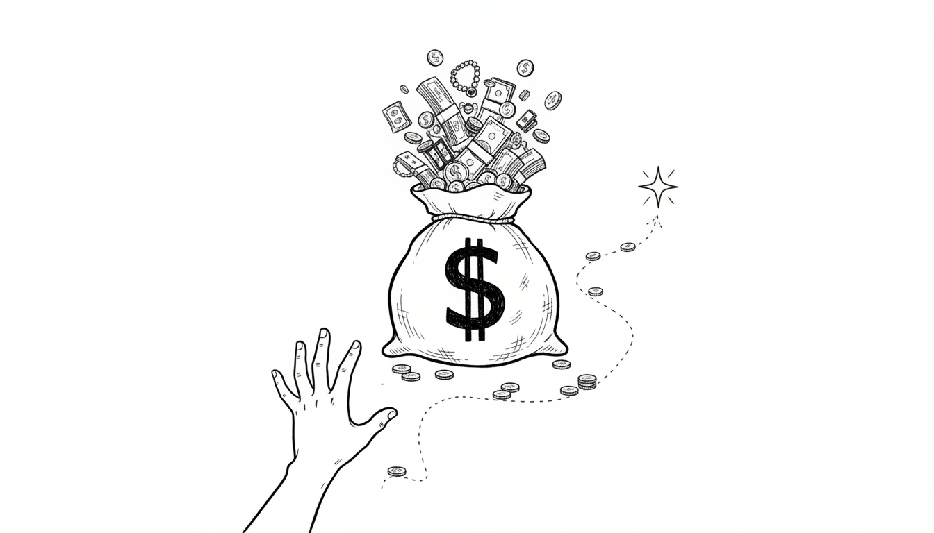 一攫千金は「一度に大金を手に入れること」