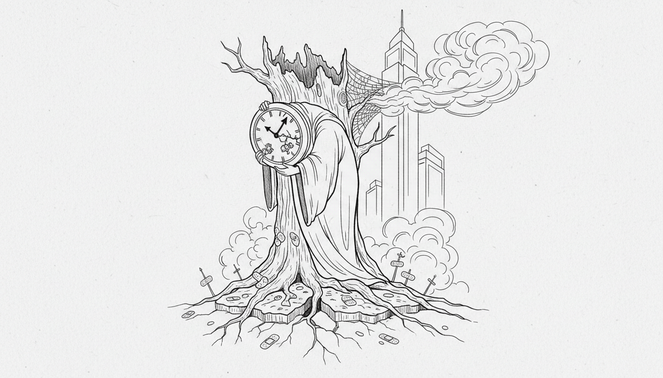 因循姑息とは、古い習慣にこだわりその場しのぎで対応する態度のこと